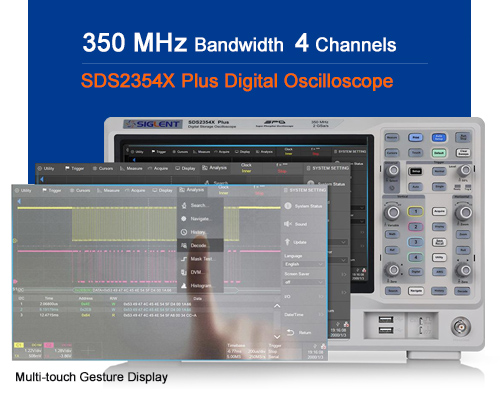 TestEquity: Siglent SDS2354X Plus Super Phosphor Oscilloscope, 4